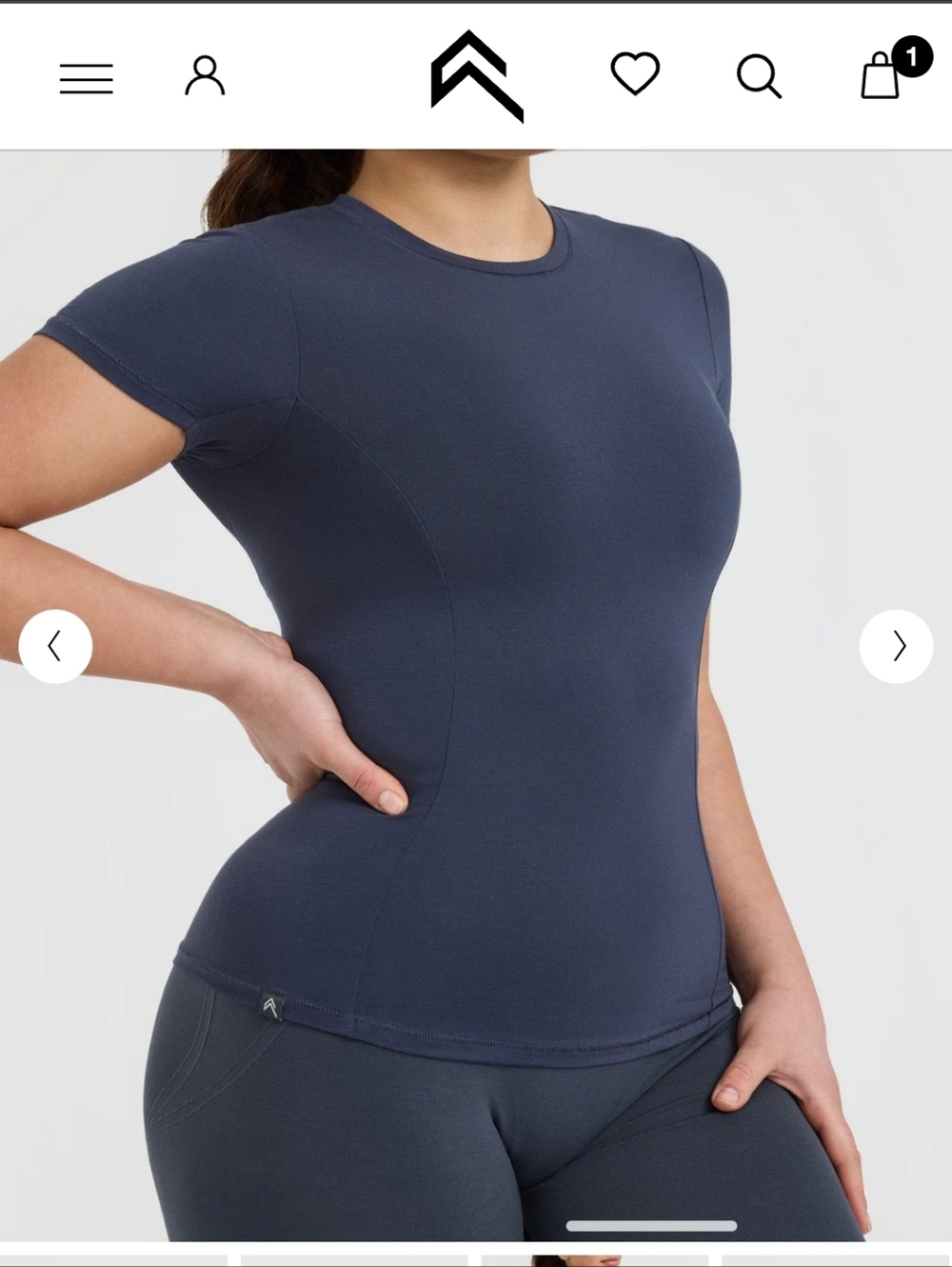 Oner Active Women's Short Sleeve Tee in True Blue